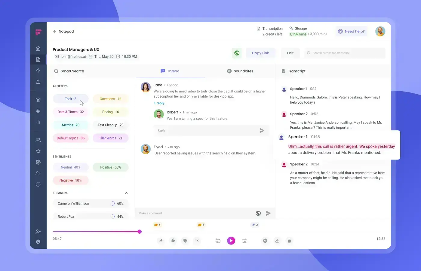 fireflies ai vs fathom ai